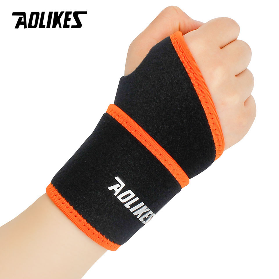 Wrist Wraps Weightlifting Support - AOLIKES-Attelle de poignet réglable, support de