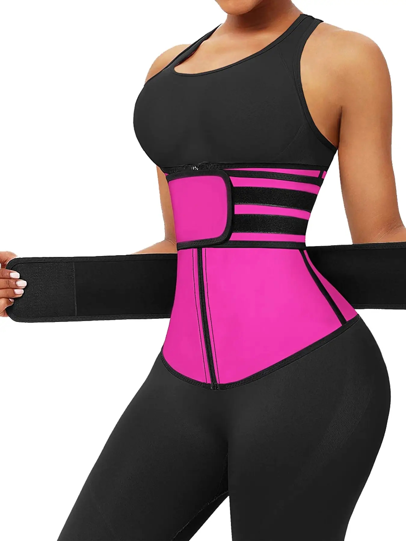 Sweat Waist Trainer Belt Neoprene - Neopren-Entraîneur de taille, tondeuse d'entraînement, ceinture