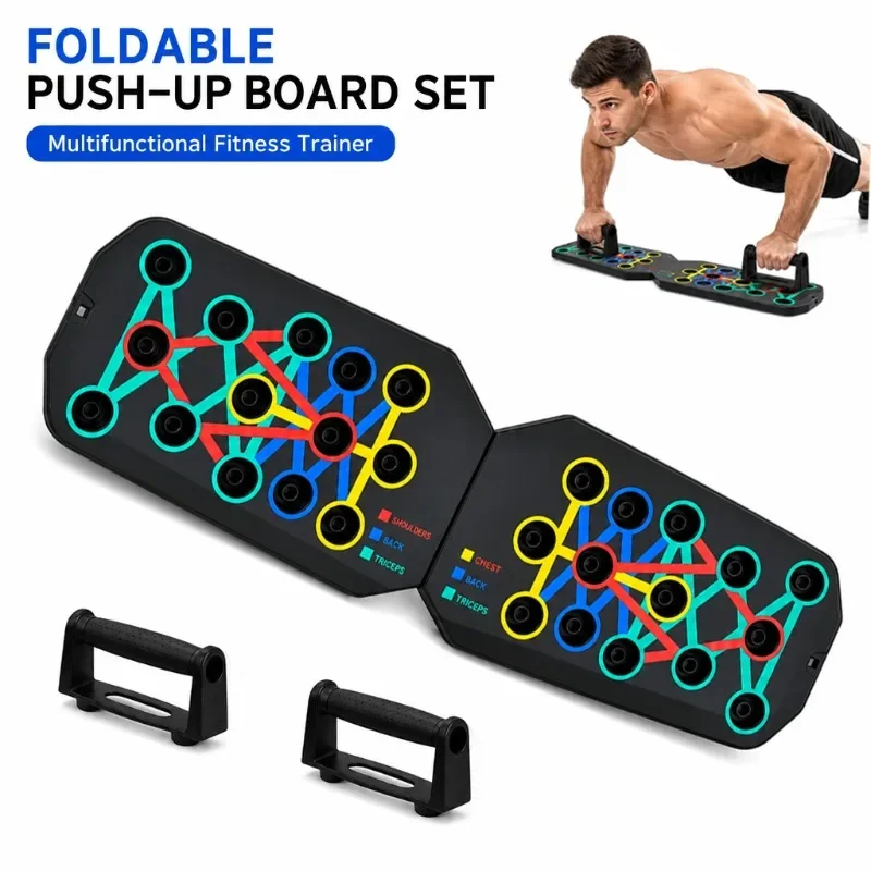 1 ensemble de planche de pompe - Push Up Board Foldable Multi Function avis et prix