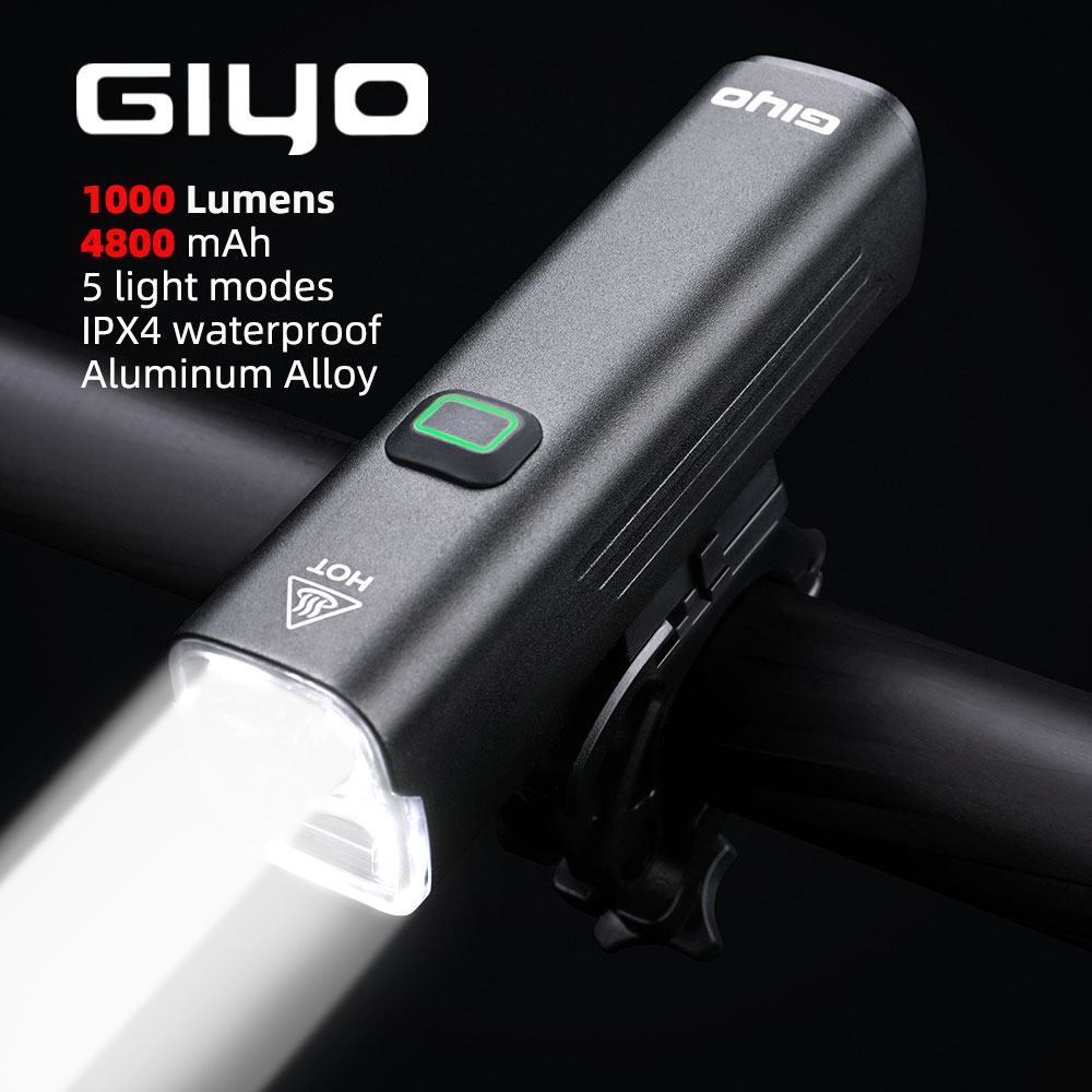 GIYO 1000 Lumens vélo lumière  - Rechargeable Bicycle Headlight 1000 Lumen avis et prix